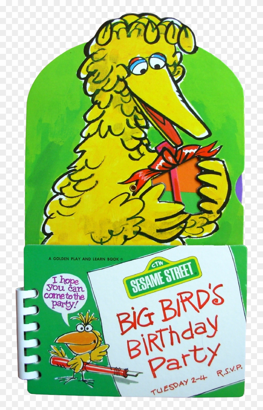 Big Bird's Birthday Party - Ctw Sesame Street Clipart