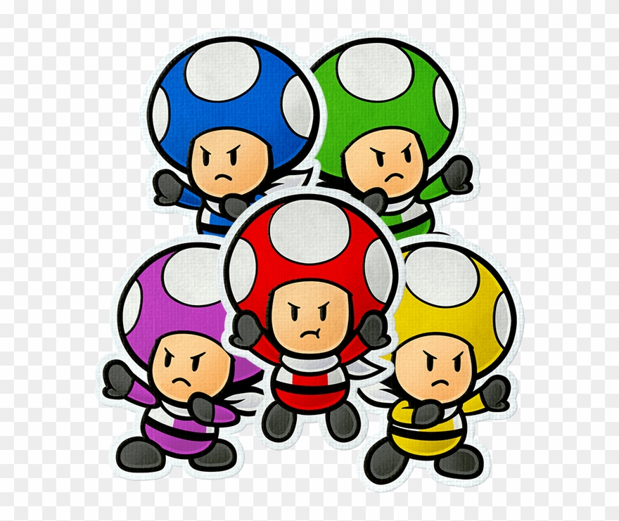 5 Paper Mario Characters That Are A Cut Above The Rest - Paper Mario Color Splash Rescue Squad Clipart