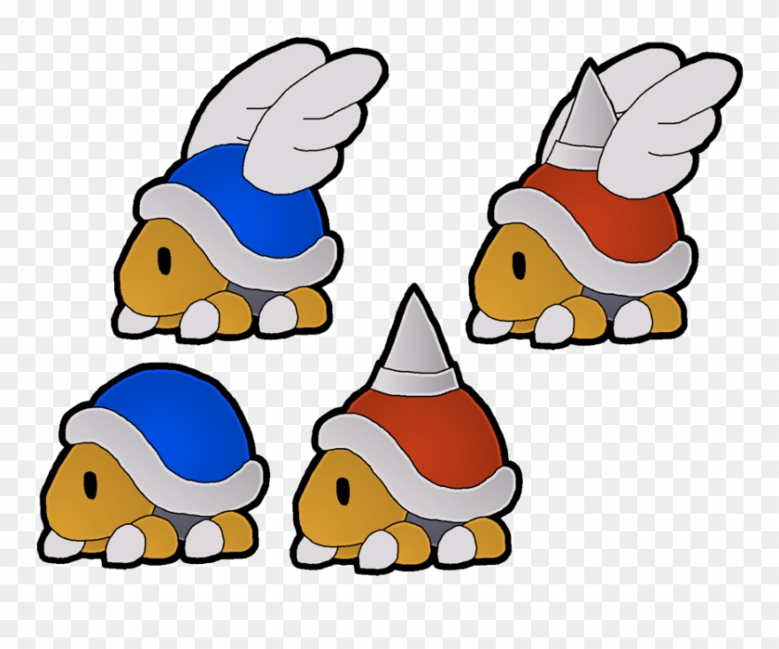Lp0 On Fire Posted - Buzzy Beetle Paper Mario Clipart
