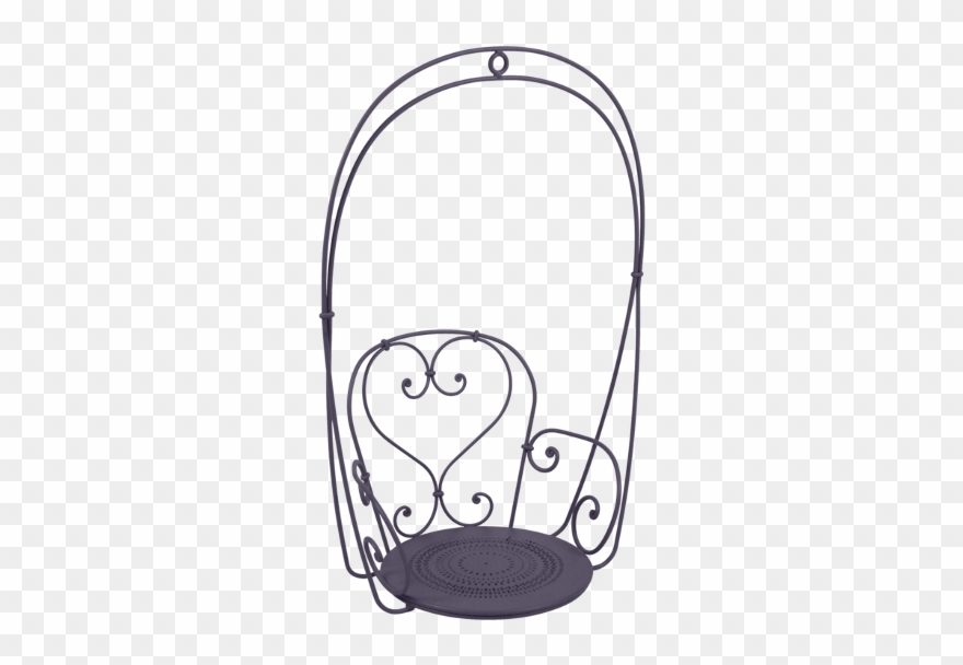 1900 Hanging Chair - Fermob - 1900 Hanging Armchair - Cedar Green (matte Clipart