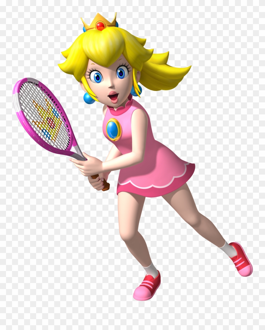 Princess Peach Clipart - Mario Tennis Open (nintendo Selects) - Png Download