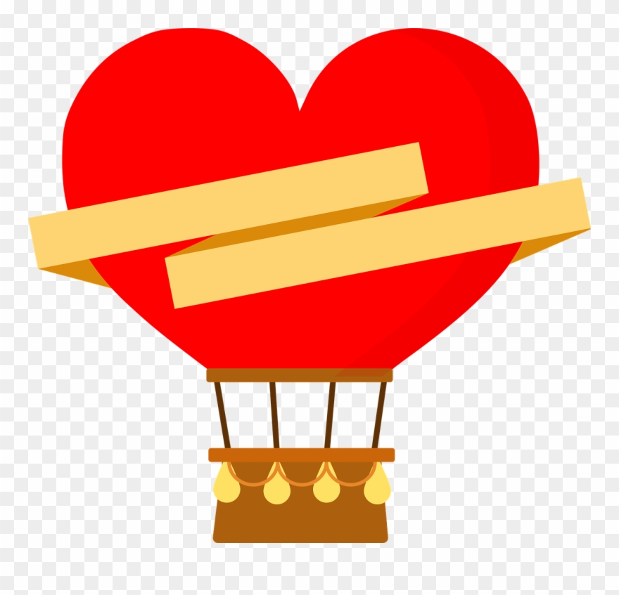 Heart Radio Cliparts 6, Buy Clip Art - Globos Aerostaticos Corazon Png Transparent Png