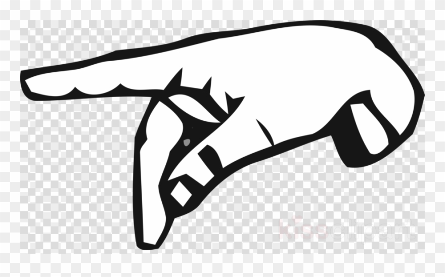 Asl Letter P Clipart American Sign Language Alphabet - Sign Language Alphabet P - Png Download