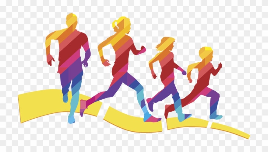 Walkathon - Vector Graphics Clipart