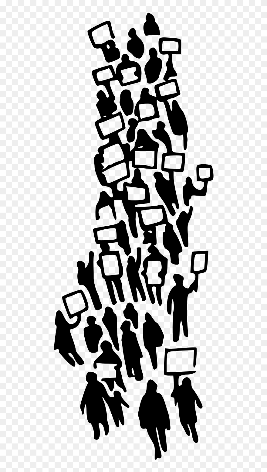 Climate Action Parade Free Clip - Political Solidarity - Png Download