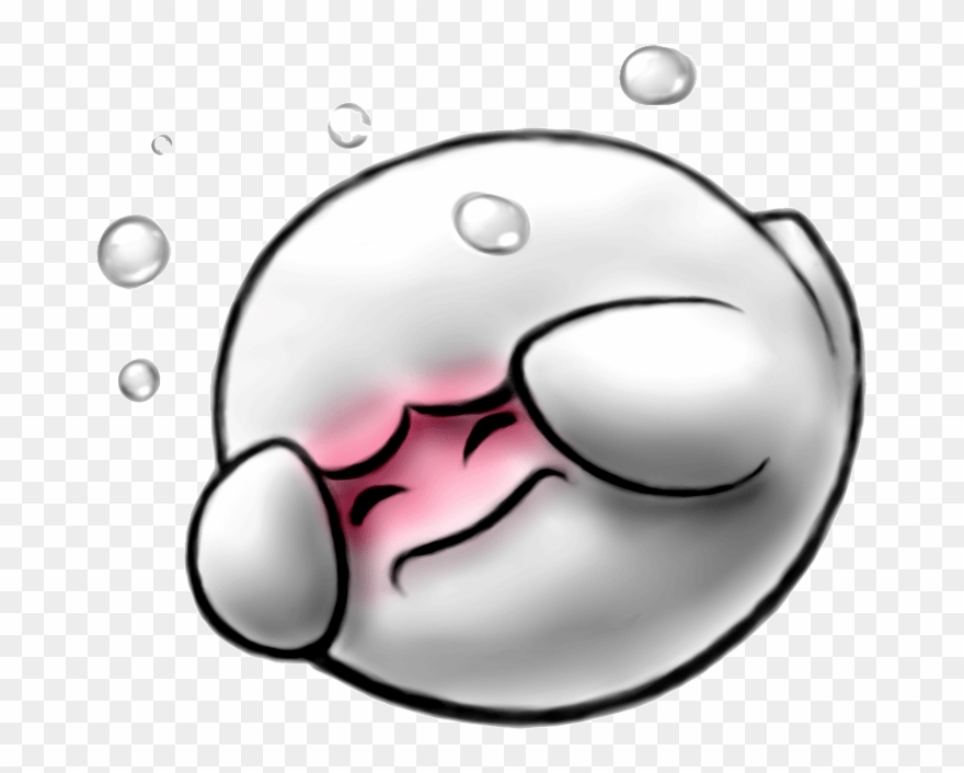 Super Mario Transparent Gif - Boo Meme Mario Clipart