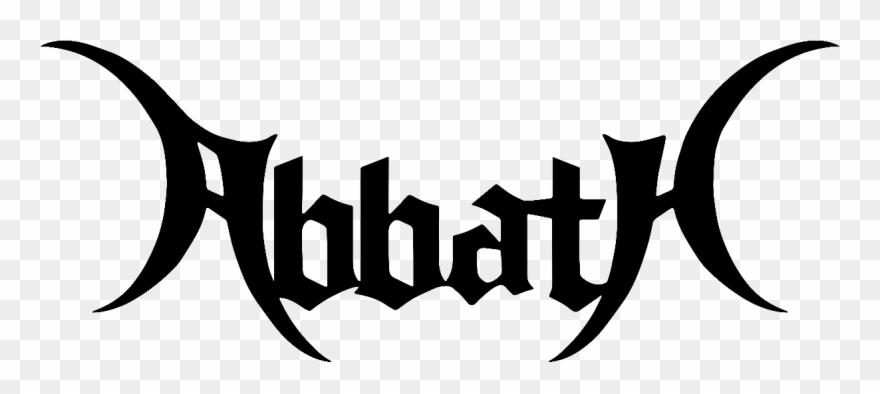 Abat - Black Metal Abbath Logo Clipart