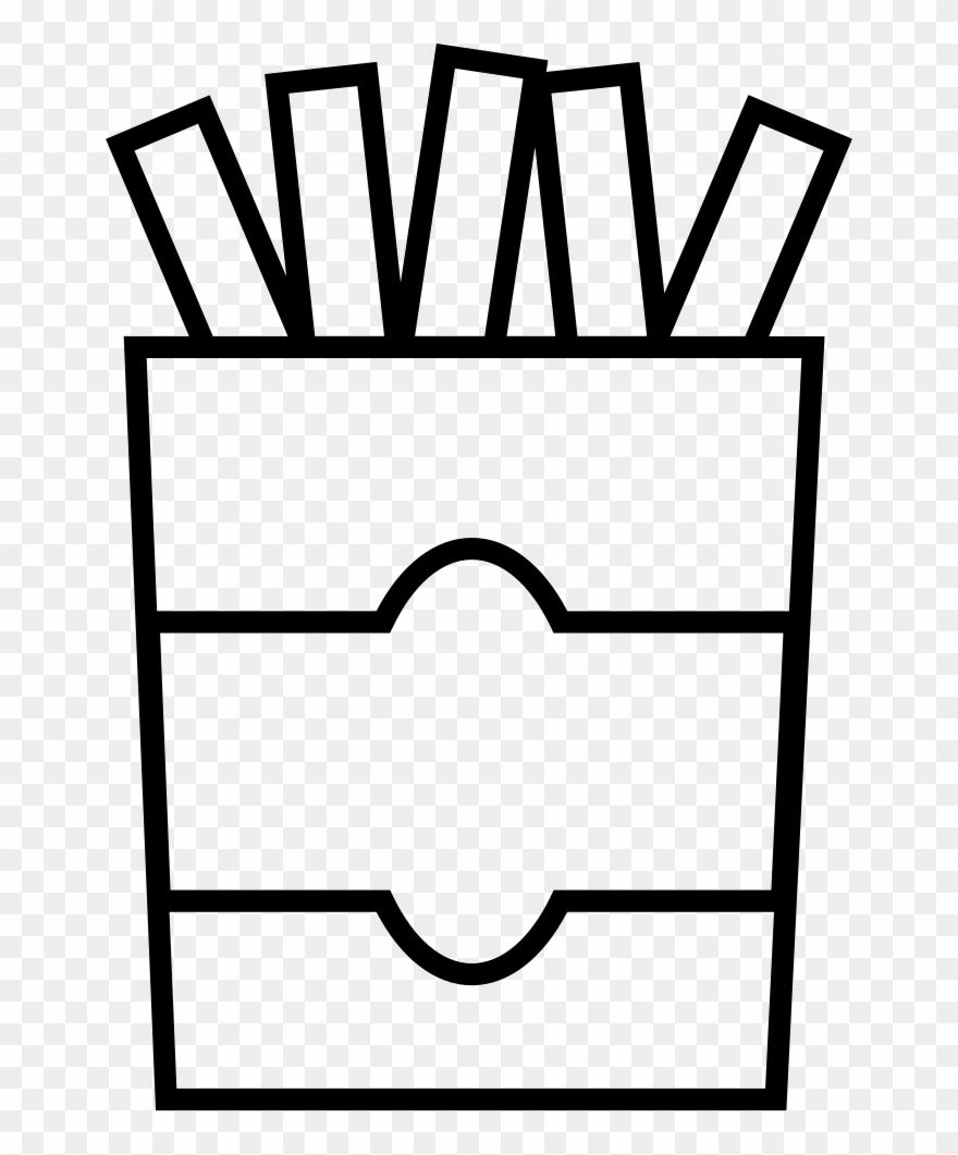 Png File - French Fries Clipart