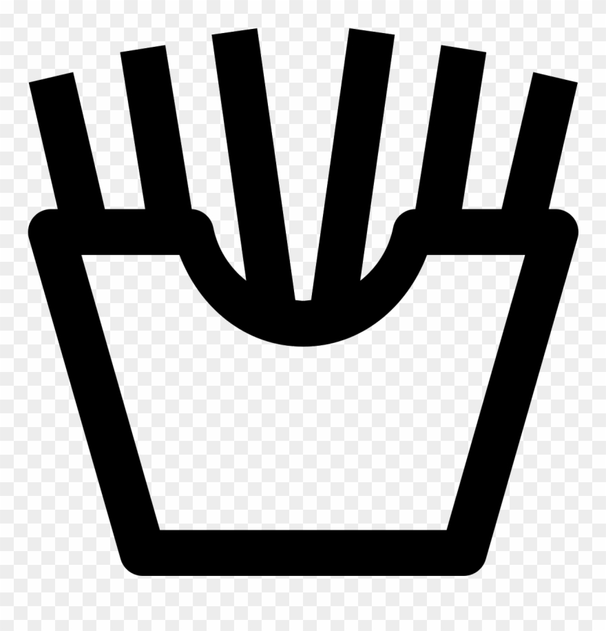 French Fries Icon - Korum Mall Clipart