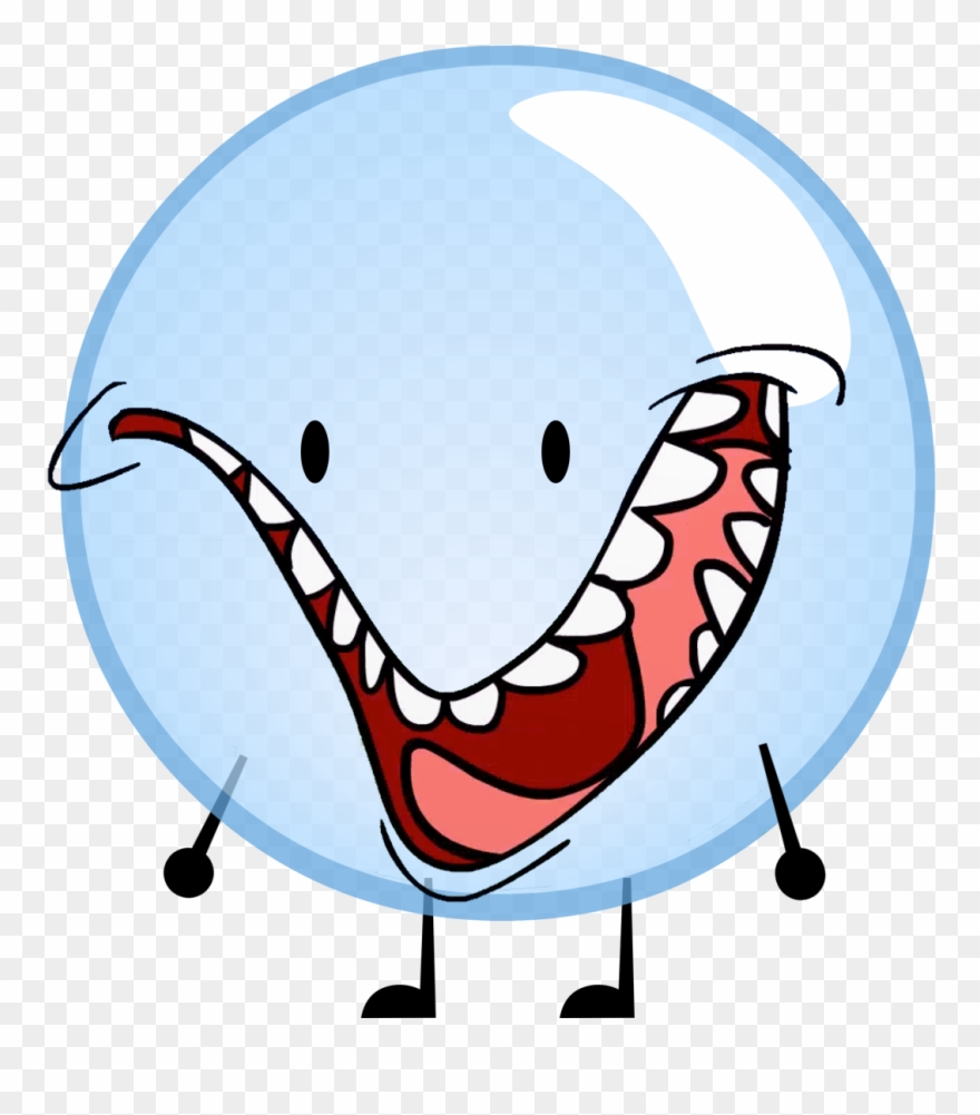 Bubble Derp Face - Bfdi Bubble Weird Face Clipart