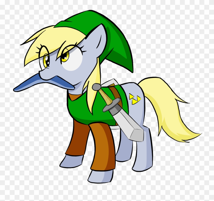 Derpy Hooves Twilight Sparkle Rainbow Dash Mammal Yellow - Mlp Legend Of Zelda Base Clipart