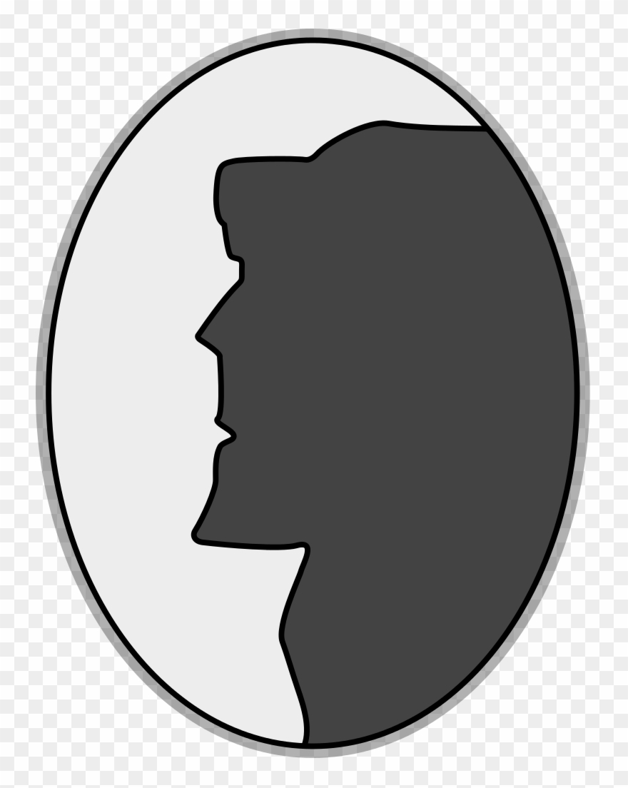 Old Man Of The Mountain Silhouette Clipart