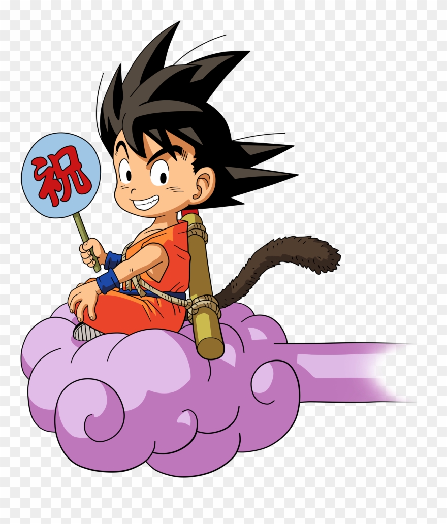 Download Dragon Ball Goku Logo - Goku En Su Nube Clipart