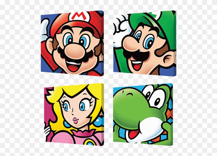 1 Of - Cuadros De Super Mario Clipart
