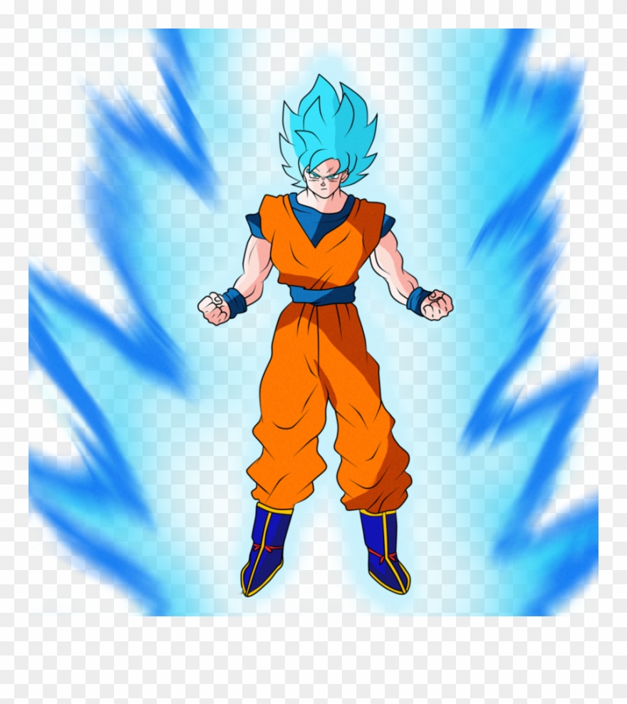 Goku Super Saiyan Blue By Rmehedi - Goku Super Saiyan Blue Transparent Clipart