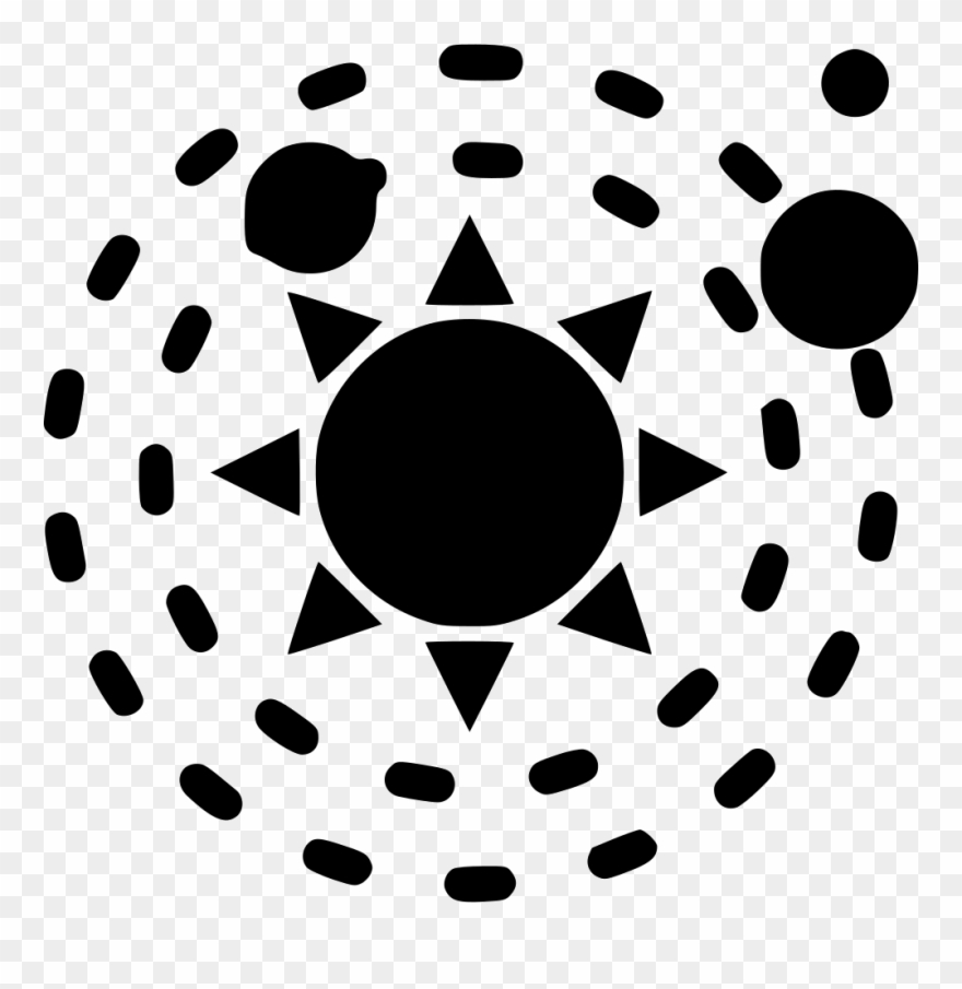 Planets Orbitting Sun Comments - Symmetry Definition 4th Grade Clipart
