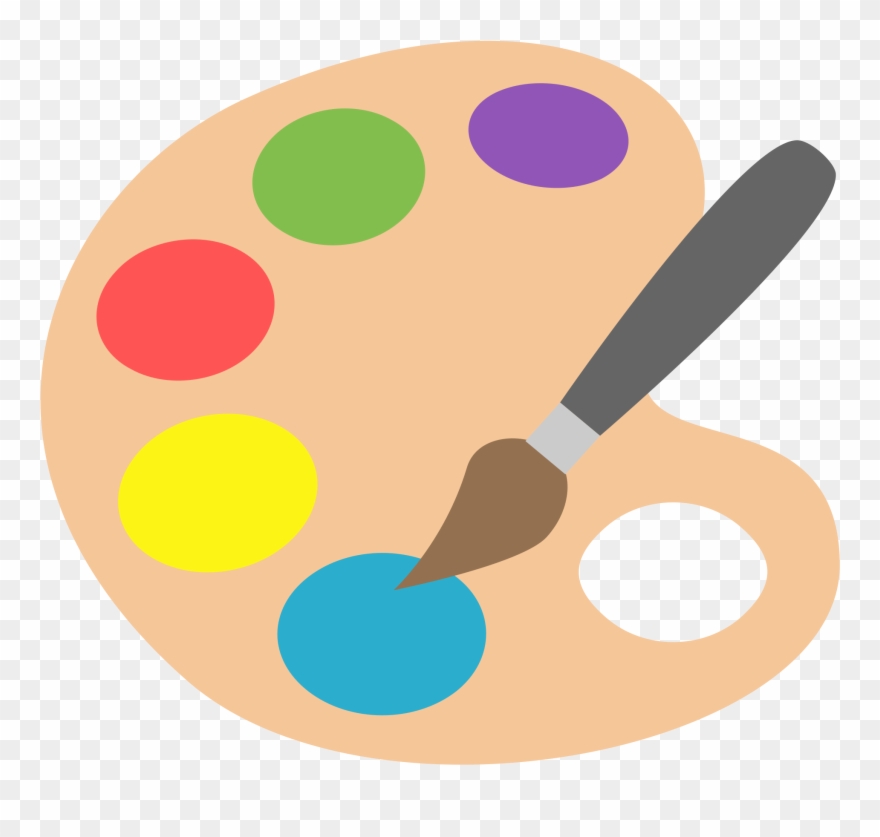 Download Painting Clipart Paint Palette Art Emoji Png Transparent Png