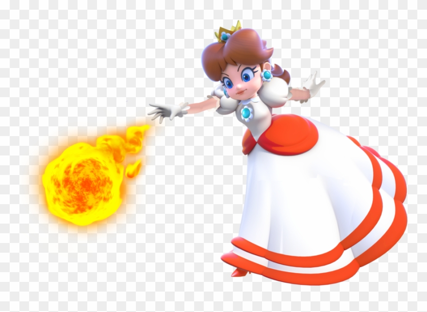 Fire Princess Peach Clipart