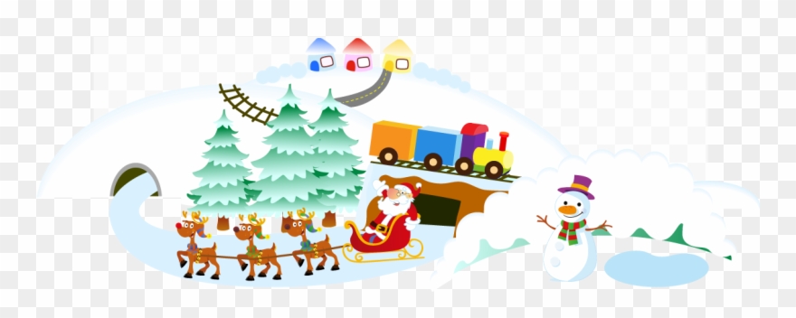 Oh What Fun It Is To Ride In A One-horse Open Sleigh - Cartoon Clipart
