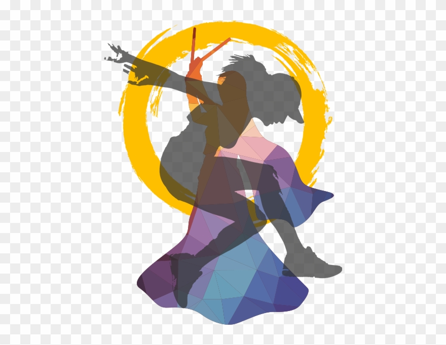 Dumbbell Dandiya - Garba Clipart