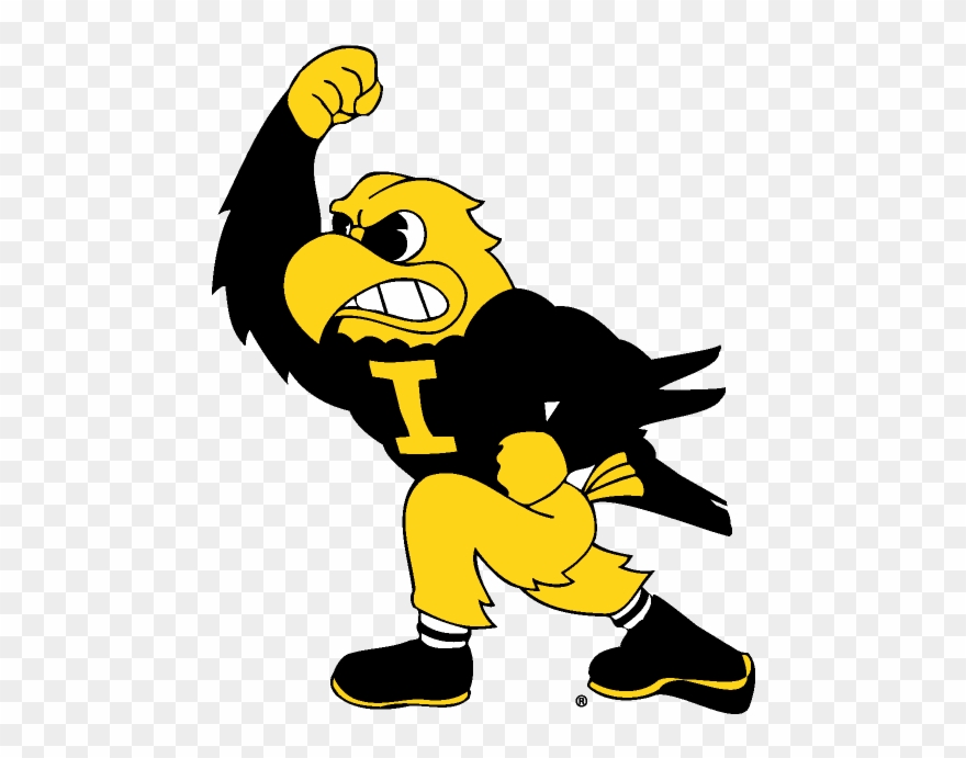 Download Iowa Hawkeyes Mascot Clipart Iowa Hawkeyes - Iowa Hawkeyes Herky - Png Download