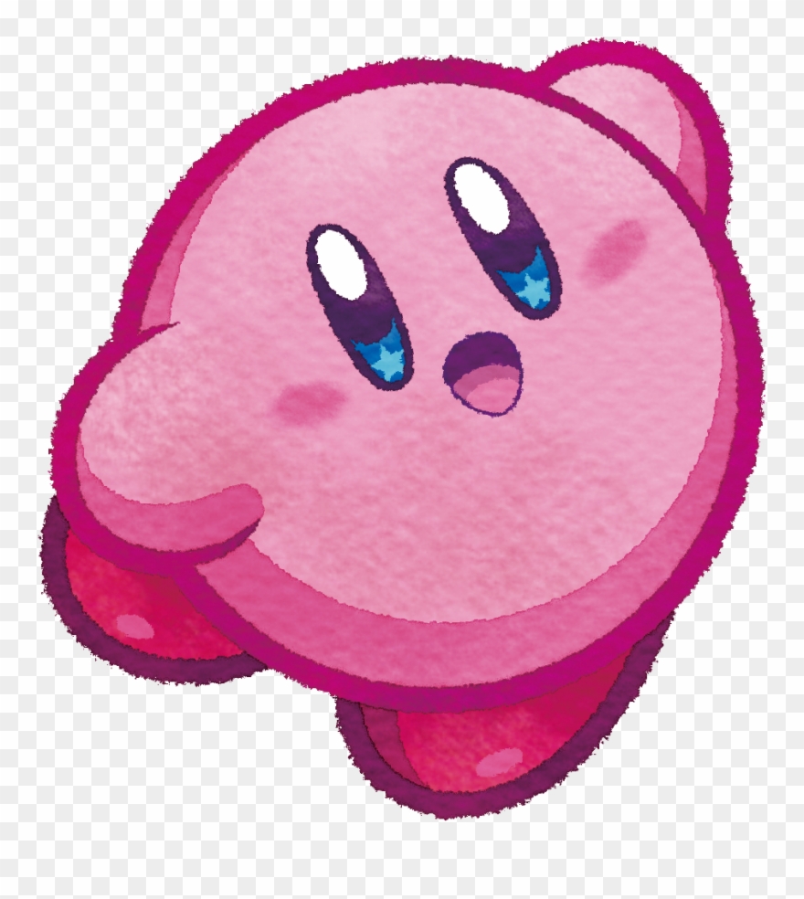 Kirby Clipart Cute - Kirby Mass Attack Kirby - Png Download