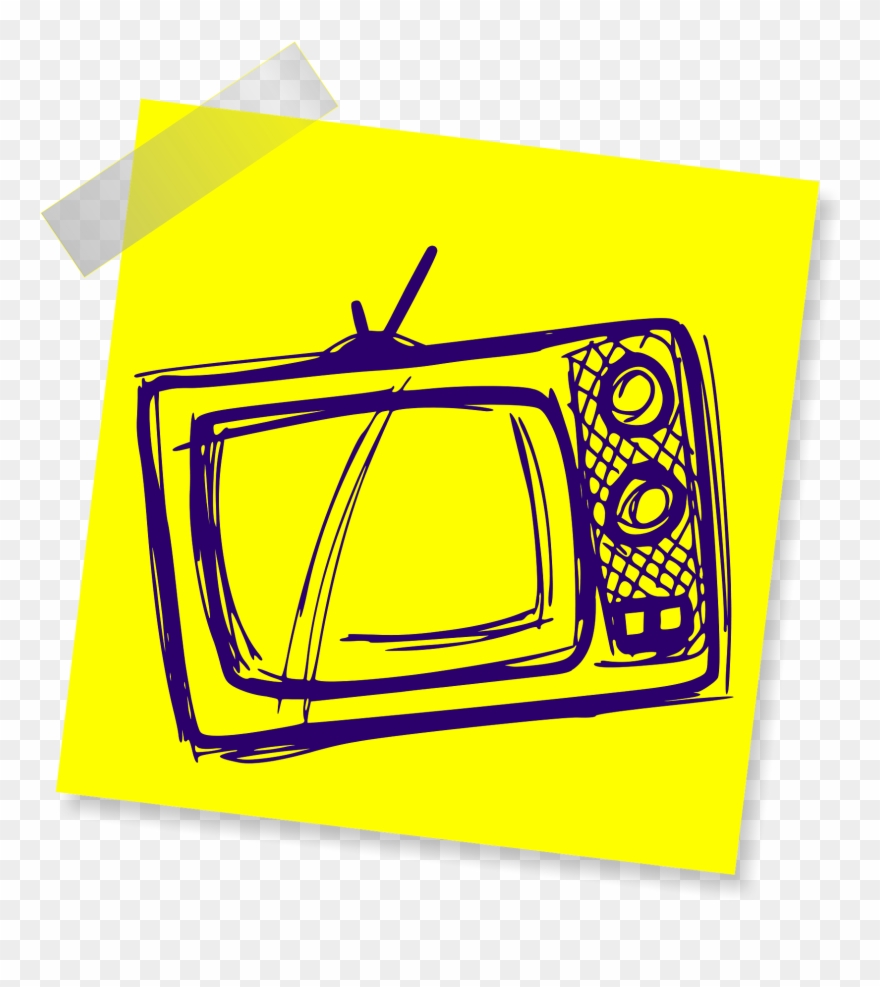 With The New Series Of Endeavour Starting This Evening - Television Clipart