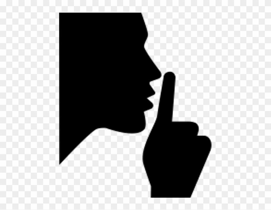 In The Steemit Transparent Background - Silence Png Clipart