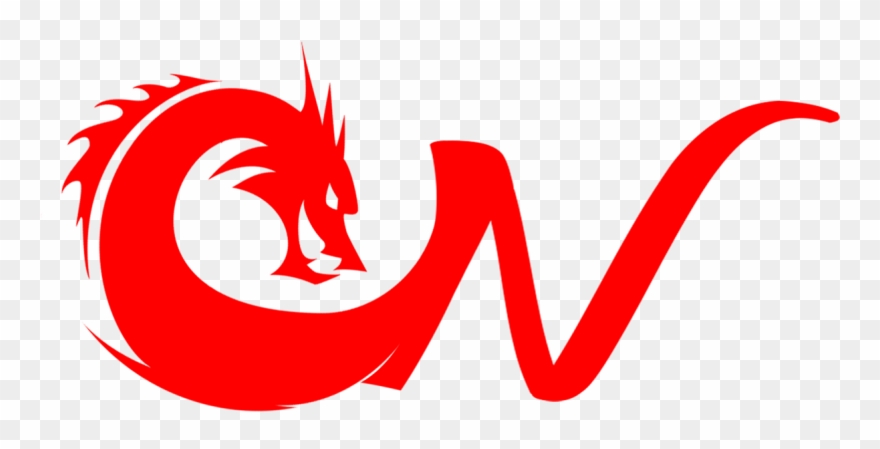 Dragon Dragon Cn Logo For Content Creator - Dragon Clipart