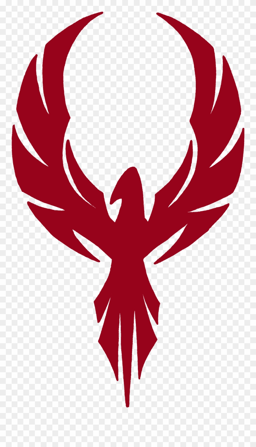 Tribal Phoenix Rebellion Spray - Black And White Phoenix Bird Clipart