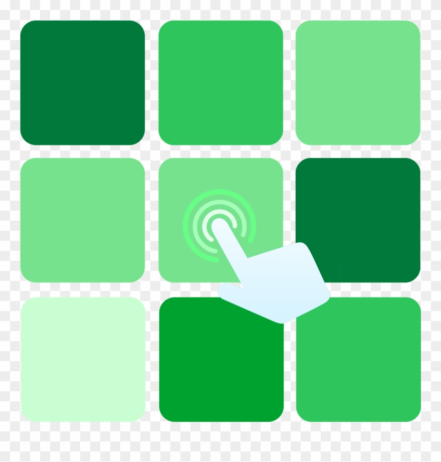 Touching The Colored Tiles Make The Color Lighter And - Anti Cerne La Girl Clipart