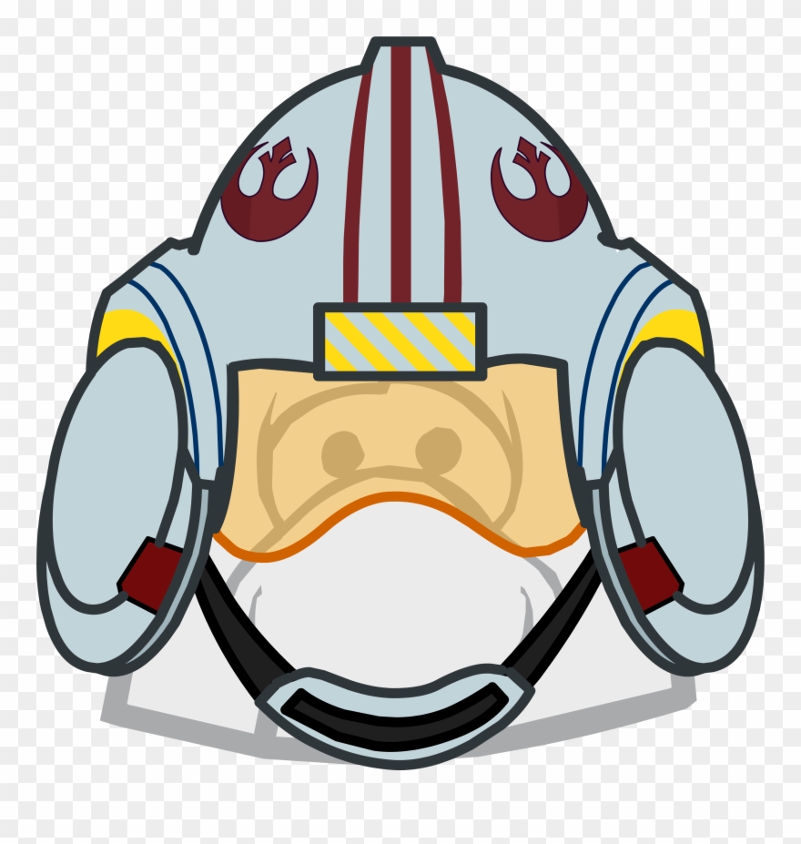 X-wing Helmet Clothing Icon Id - Club Penguin Helmet Clipart