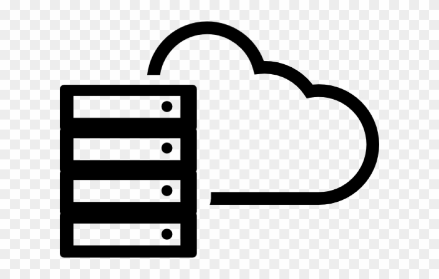 Cloud Server Clipart Transparent - Cloud Server Icon Transparent - Png Download