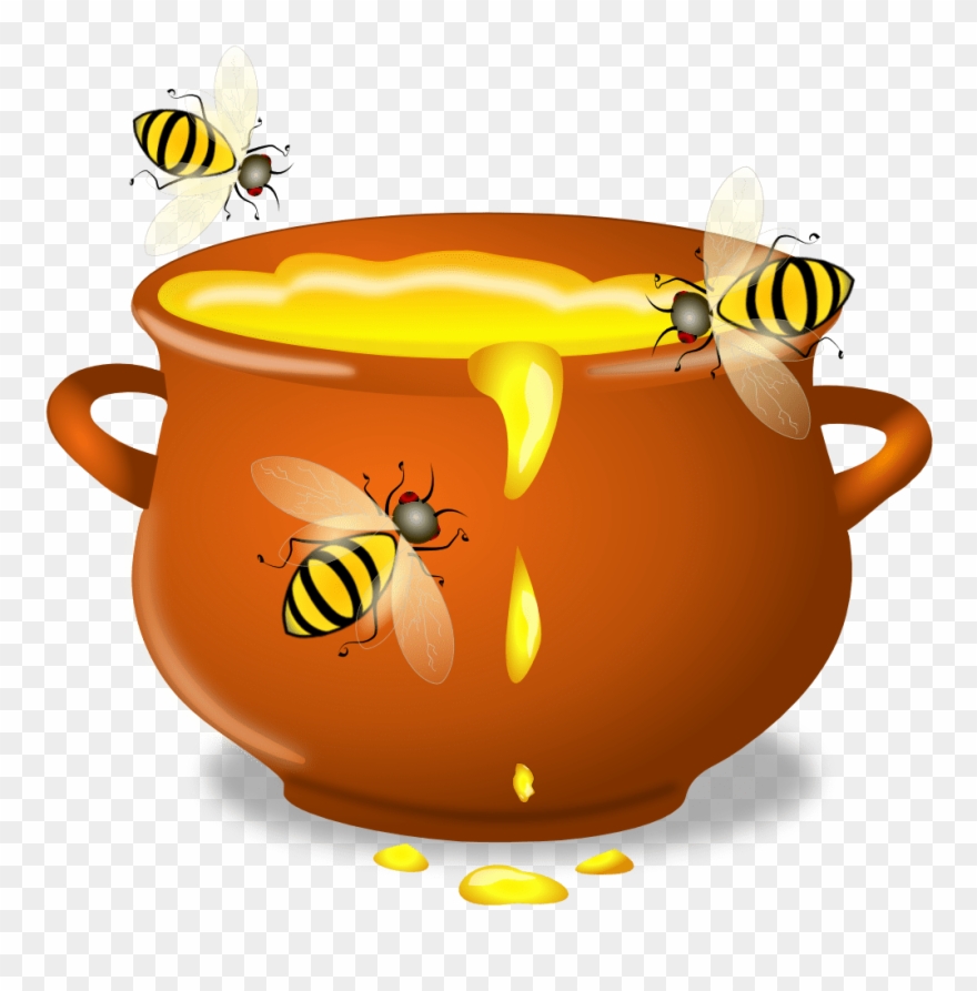 Honigtopf Biene Clipart