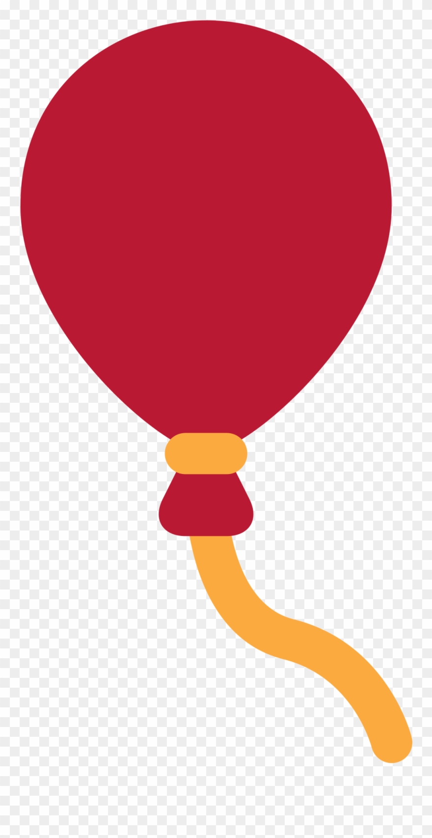 File - Twemoji 1f388 - Svg - 大 江戸 線 アルミ 風船 Clipart