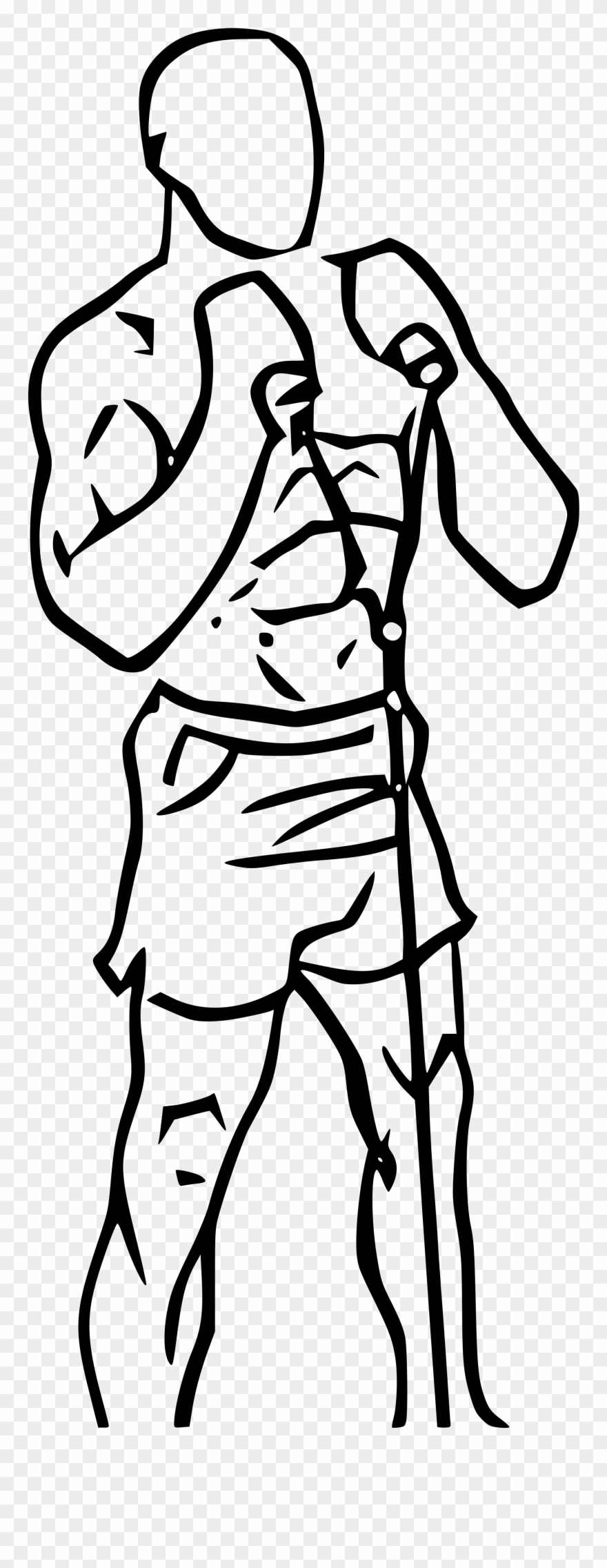 Open - Cable Machine Hammer Curls Clipart