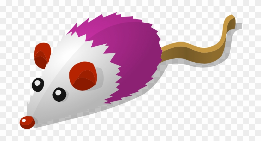 Giant Mouse Toy 5 - Cat Toys Png Cartoon Clipart