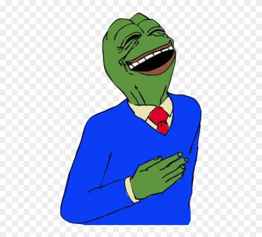 Happy Smug Pepe - Victoria Secret Pepe Meme Clipart