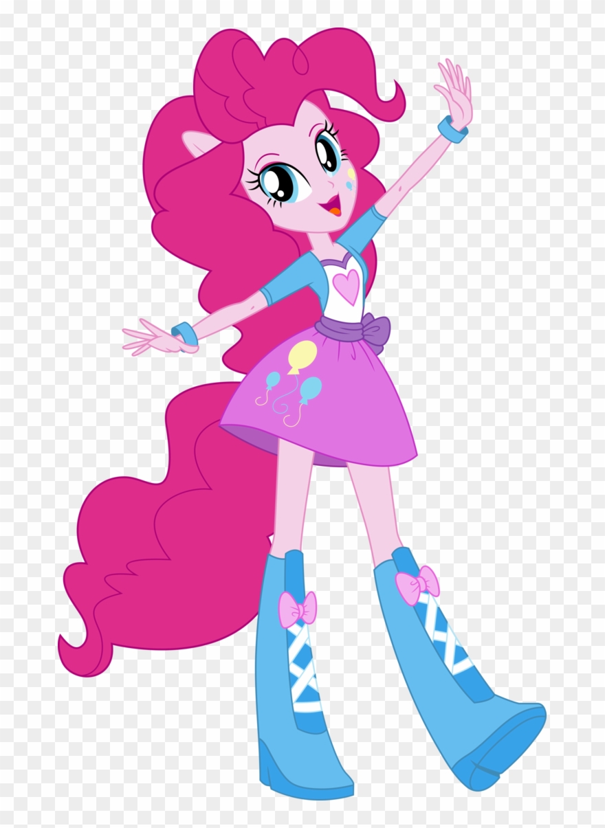 Anthro Eqg Pinkie Pie Vector By Icantunloveyou - My Little Pony - Equestria Girls: I Love Clipart