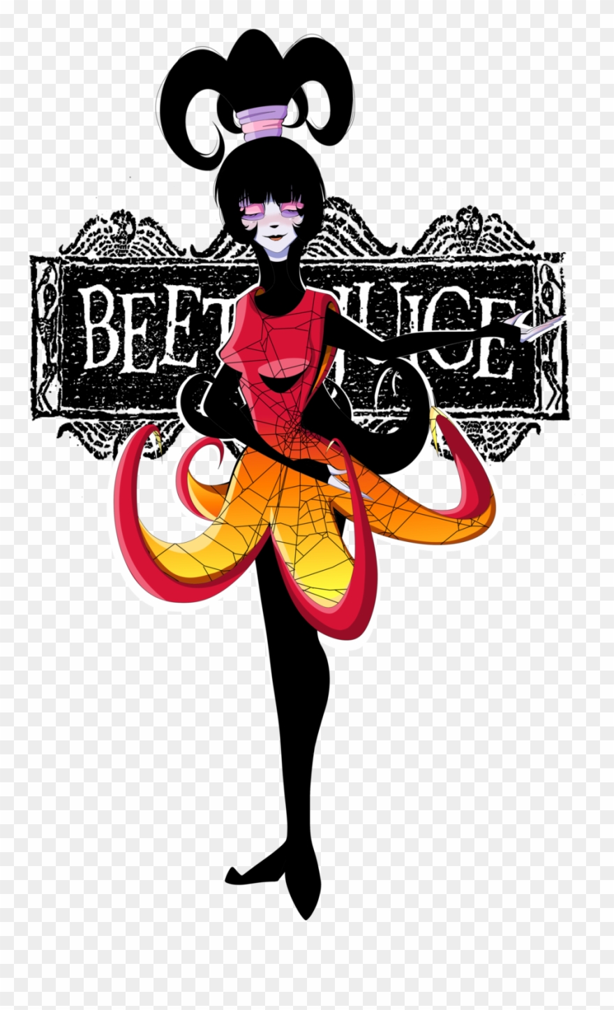 Lydia Deetz By Deadly-voo - Lydia Deetz Cartoon Drawings Clipart