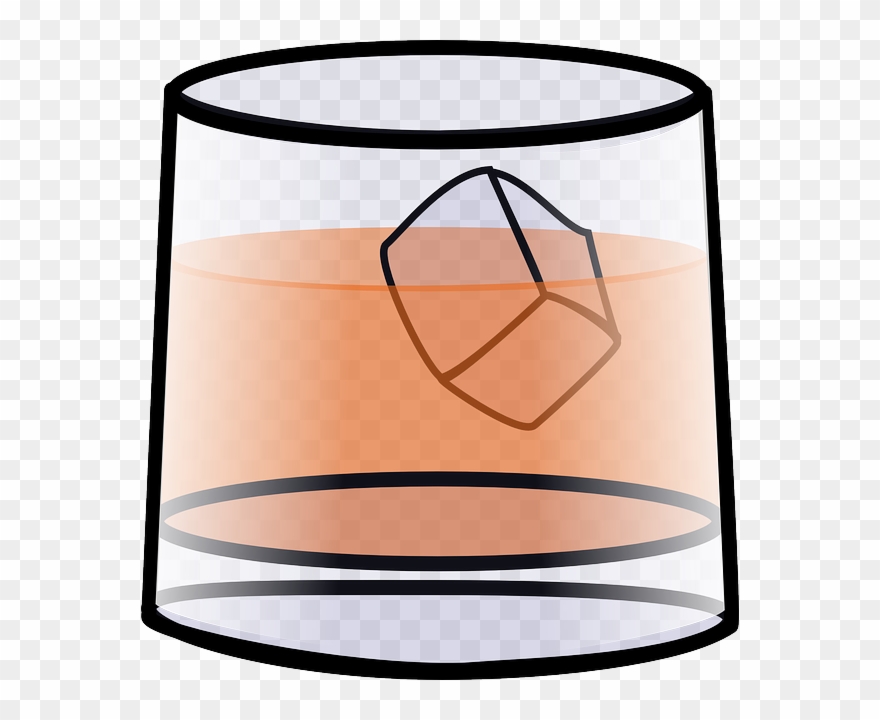 Cartoon Glass Of Alcohol Clipart