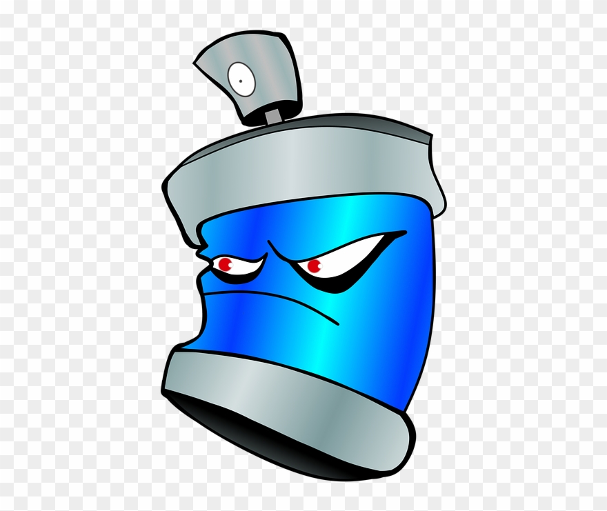 Cartoon Spray Paint Can 2, Buy Clip Art - Graffiti Sprühdose - Png Download