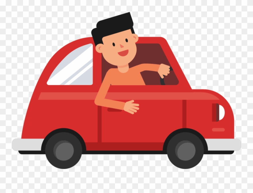 Svg Free Techflourish Collections Man Driving Pinterest - Driving Car Cartoon Gif Clipart