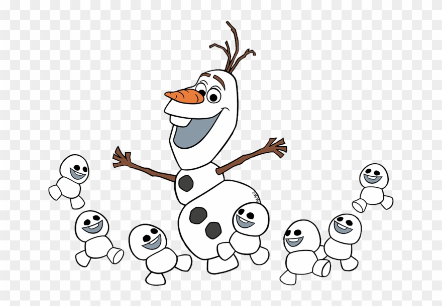 From Frozen At Getdrawings Com Free For - Disney Olaf Snowman Fabric By The Yard, Blue Clipart