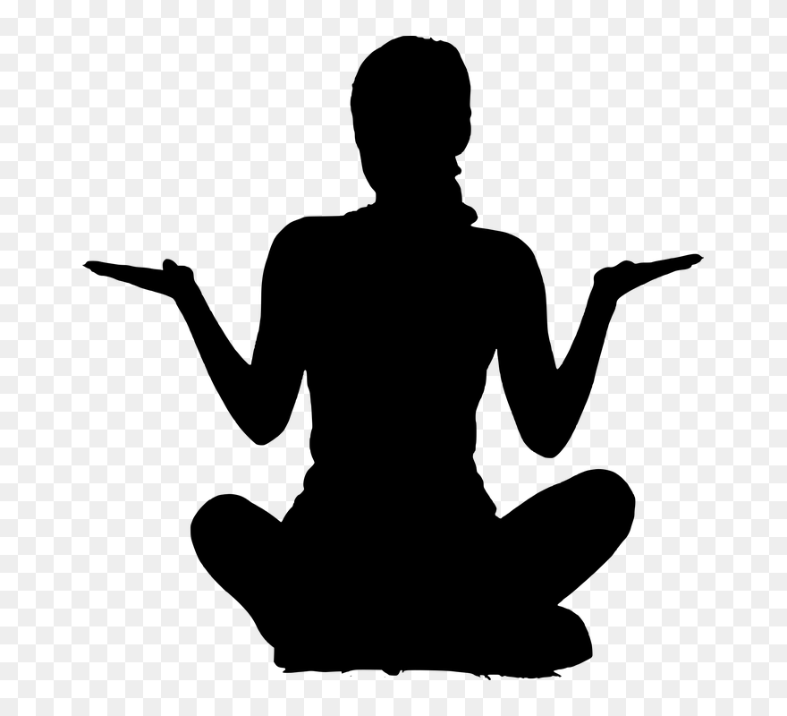 Mohamed Hassan On Pixabay - Yoga Silhouette Woman Clipart