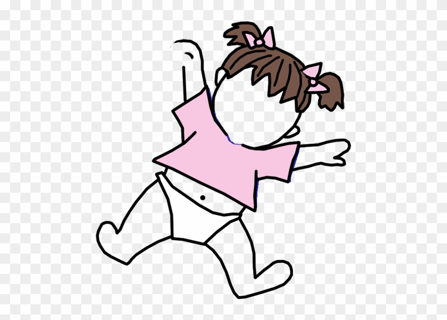 International Umbrella Baby Adoption Thank You Note - Cartoon Clipart