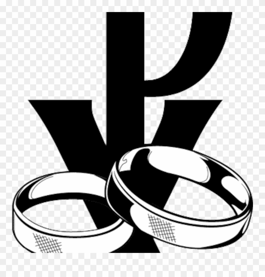 Father Broom Speaks To The Confirmation Students About - Wedding Rings Clip Art - Png Download