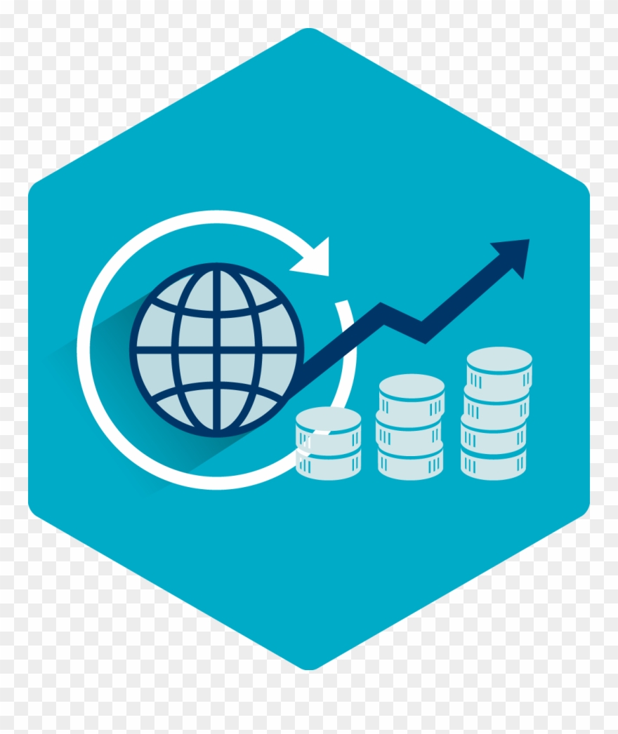 The Long Journey To Digital Economy - Economy Blue Icon Png Clipart