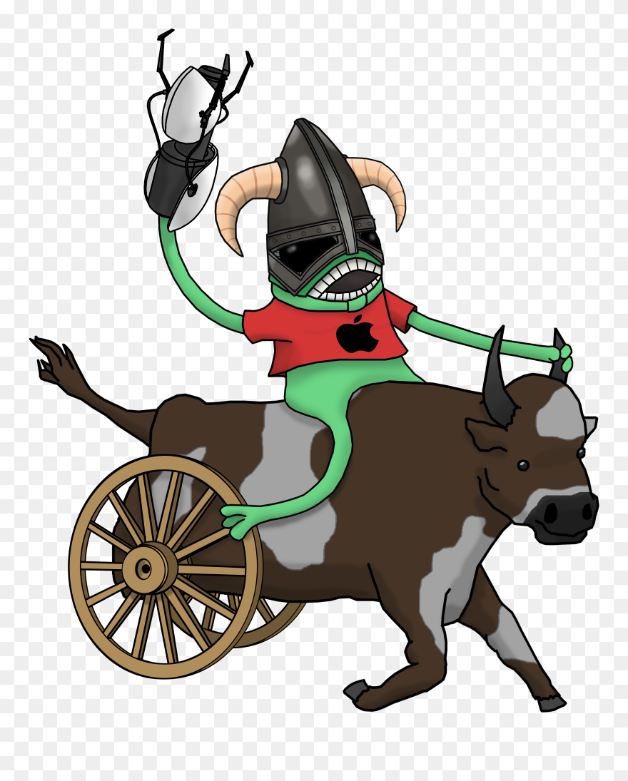 Skyrim Portal Alien Cow - Skyrim Transparent Background Clipart