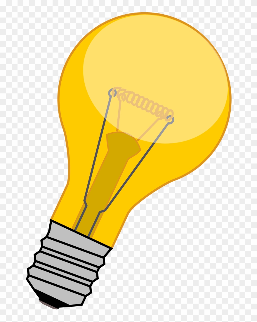 File Light Bulb Icon Tips Svg Wikimedia - Light Bulb Clipart